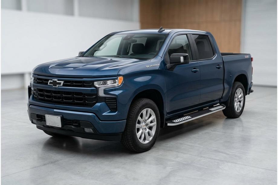 Chevrolet Silverado 2019– Sidosteg Tayga V2 (2 st, aluminium) Image