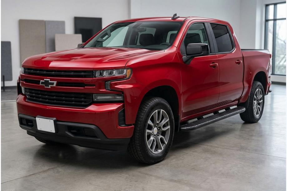 Chevrolet Silverado 2019– Sidosteg Bosphorus Black (2 st, aluminium) Image