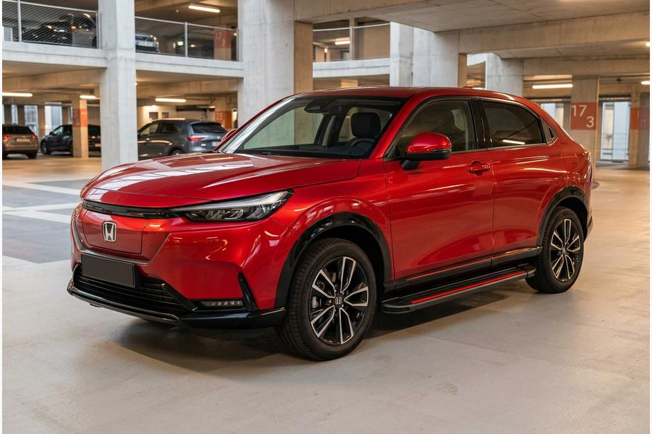 Honda eNP1 2022– Sidosteg Maya Red (2 st, aluminium) Foto 1
