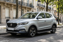MG ZS 2017–2024 Sidosteg Allmond Black (2 st, aluminium) foto 1
