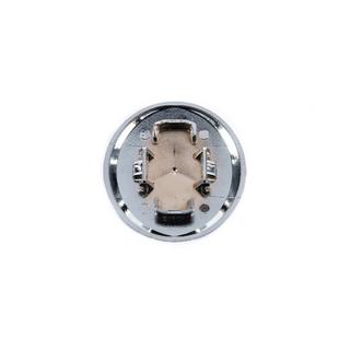 Täckplugg istället för emblem på motorhuv Mercedes (blå och krom, 57 mm) foto 3