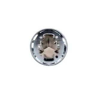 Täcklock istället för emblem på motorhuv Mercedes (blå, 57 mm) foto 3