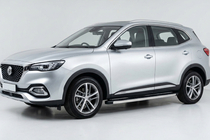 MG HS 2018– Sidosteg BlackLine (2 st, aluminium) foto 1