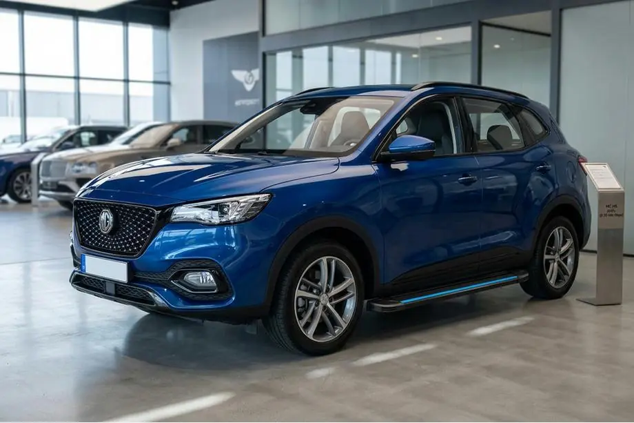 MG HS 2018– Sidosteg Maya Blue (2 st, aluminium) Image