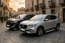 MG HS 2018– Sidosteg Shining V1 (2 st, aluminium) foto 1