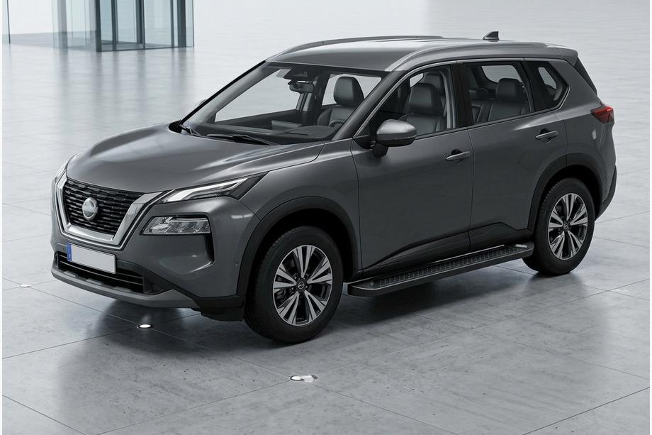 Nissan X-trail T33/Rogue 2022– Sidosteg Allmond Black (2 st, aluminium) Image