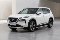 Nissan X-trail T33/Rogue 2022– Sidosteg Tayga Grey (2 st, aluminium) foto 1