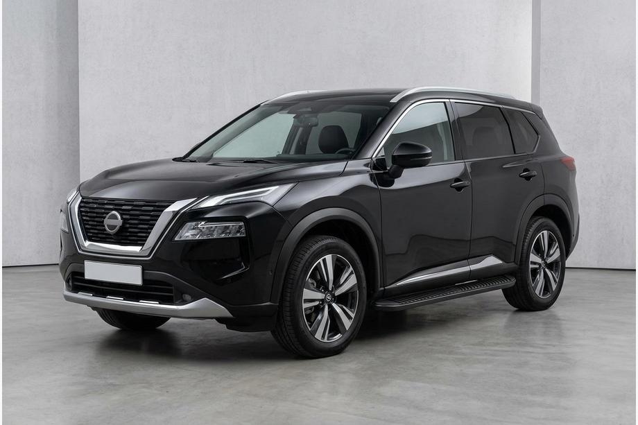 Nissan X-trail T33/Rogue 2022– Sidosteg Tayga Black (2 st, aluminium) Image