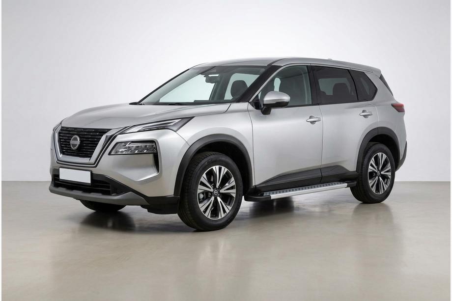 Nissan X-trail T33/Rogue 2022– Sidosteg Vision New Grey (2 st, aluminium) Foto 1