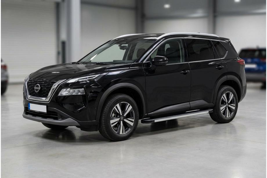 Nissan X-trail T33/Rogue 2022– Sidosteg Maya V1 (2 st, aluminium) Image