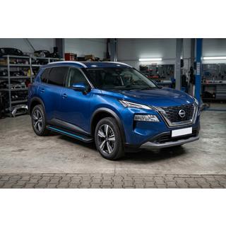 Sidosteg Maya Blue (2 st, aluminium) Nissan X-trail T33/Rogue 2022– foto 1