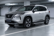 Nissan X-trail T33/Rogue 2022– Sidosteg Maydos V2 (2 st, aluminium) foto 1