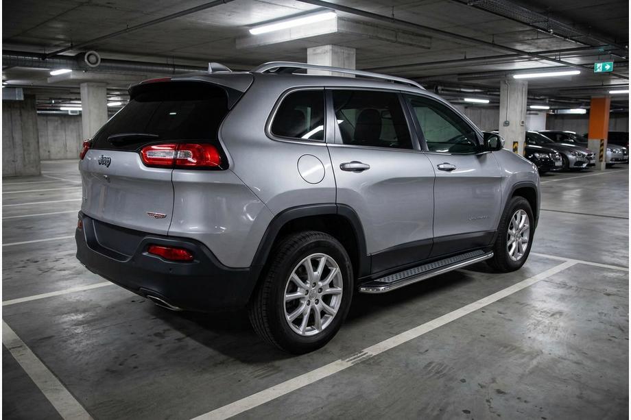 Jeep Cherokee KL 2013– Sidosteg Maydos V2 (2 st, aluminium) Image