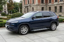 Jeep Cherokee KL 2013– Sidosteg Rainbow (2 st, aluminium) foto 1
