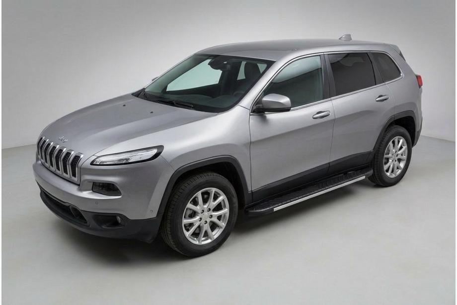 Jeep Cherokee KL 2013– Sidotrösklar Bosphore Grey (2 st, aluminium) Image