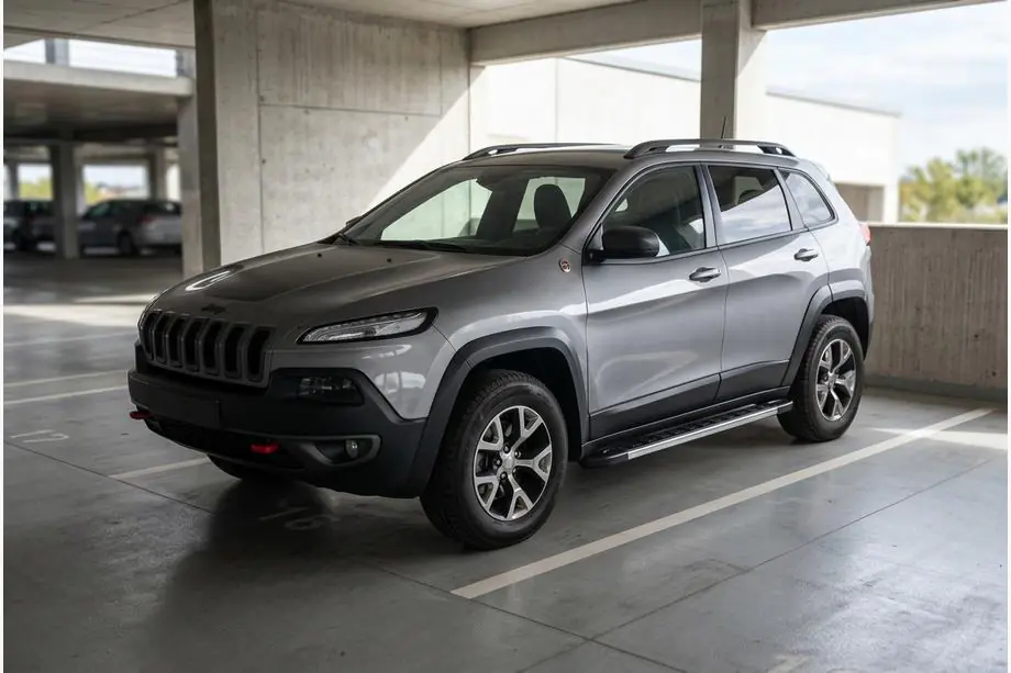 Jeep Cherokee KL 2013– Sidosteg RedLine V1 (2 st, aluminium) Image