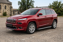 Jeep Cherokee KL 2013– Sidosteg Fullmond (2 st, aluminium) foto 1