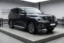 Nissan Armada 2016–2024 Sidosteg Allmond Grey (2 st, aluminium) foto 1