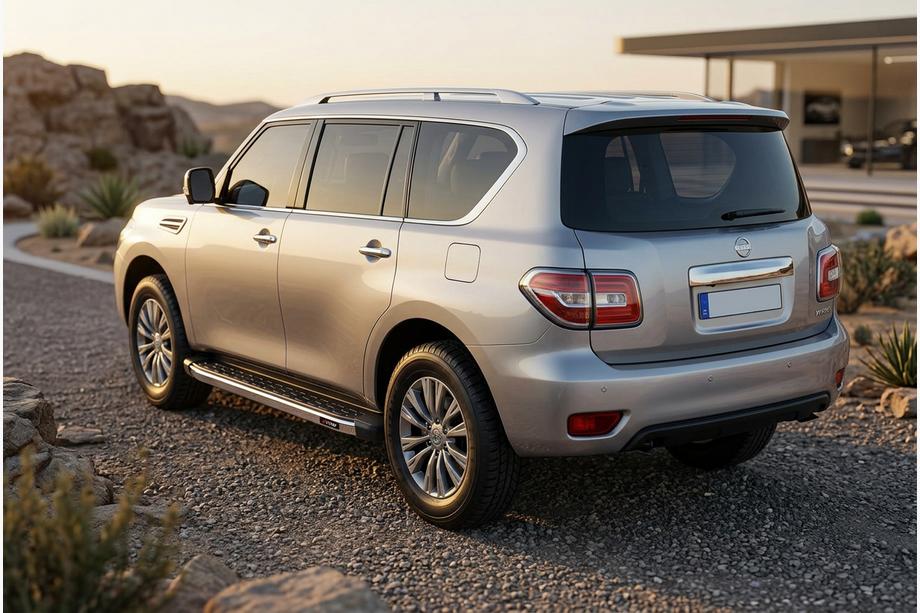 Nissan Armada 2016–2024 Sidosteg BlackLine (2 st, aluminium) Image