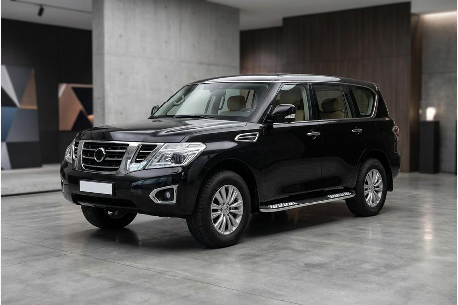 Nissan Armada 2016–2024 Sidosteg Tayga V2 (2 st, aluminium) Image