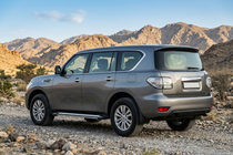 Nissan Armada 2016–2024 Sidosteg Rainbow (2 st, aluminium) foto 1