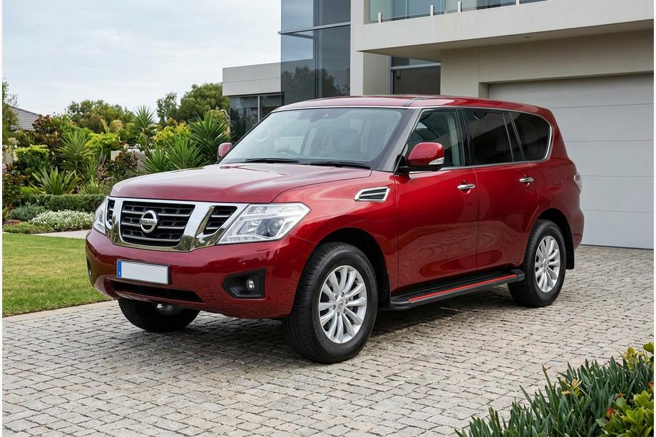 Nissan Armada 2016–2024 Sidosteg Maya Red (2 st, aluminium) Image