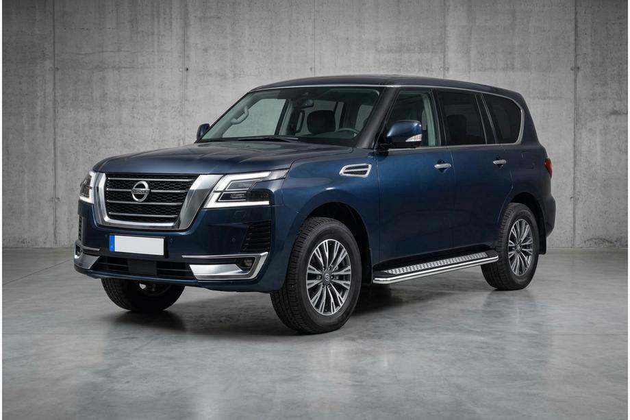 Nissan Armada 2016–2024 Sidosteg Maydos V2 (2 st, aluminium) Image