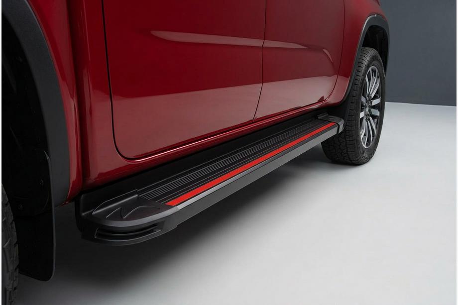 Ford Ranger 2022– Sidosteg Maya Red (2 st, aluminium) Image