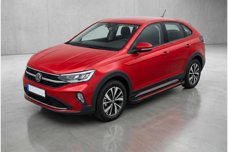 Volkswagen Taigo 2020– Sidosteg Maya Red (2 st, aluminium) Foto 1