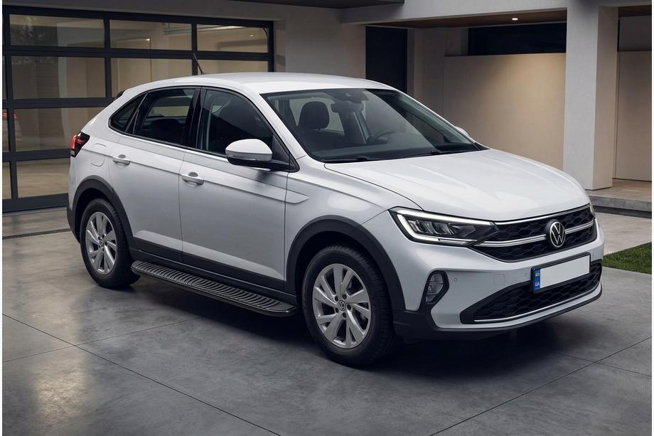 Volkswagen Taigo 2020– Sidosteg Tayga Black (2 st, aluminium) Image