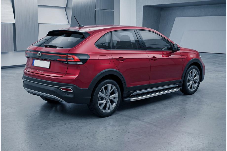 Volkswagen Taigo 2020– Sidosteg BlackLine (2 st, aluminium) Image