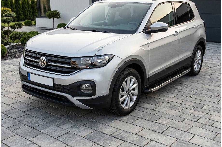 Volkswagen T-Cross 2019– Sidosteg BlackLine (2 st, aluminium) Foto 1