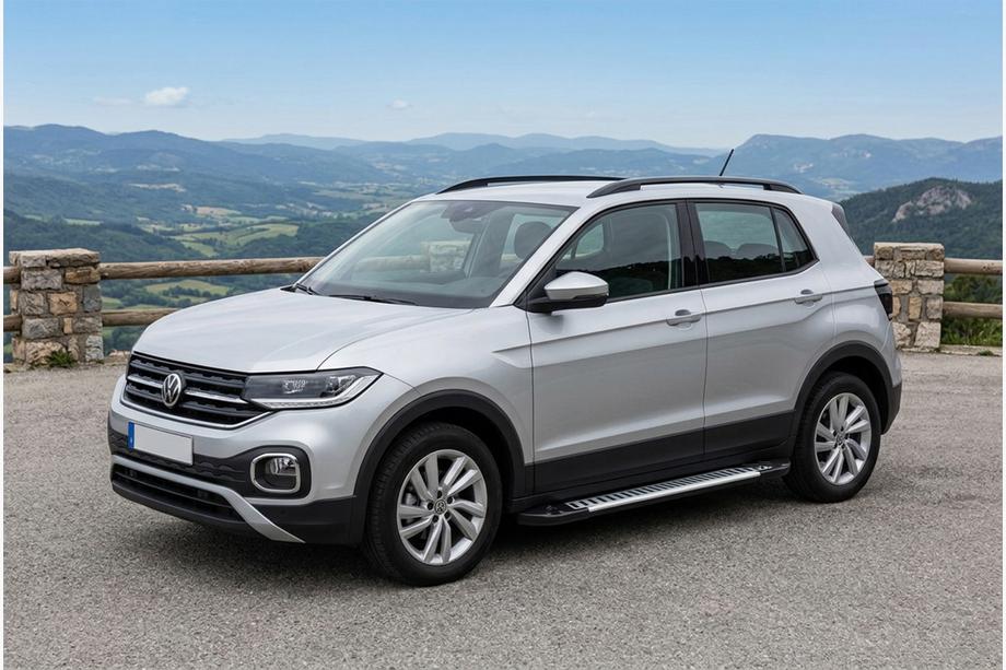 Volkswagen T-Cross 2019– Sidosteg Line (2 st, aluminium) Image