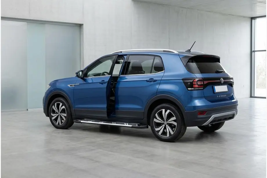 Volkswagen T-Cross 2019– Sidosteg Sunrise (2 st, aluminium) Image