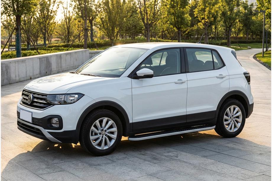 Volkswagen T-Cross 2019– Sidosteg Tayga Grey (2 st, aluminium) Image