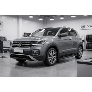 Sidosteg Tayga Black (2 st, aluminium) Volkswagen T-Cross 2019– foto 1