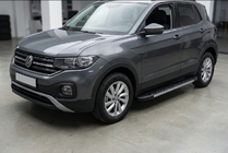 Volkswagen T-Cross 2019– Sidosteg Duru (2 st, aluminium) foto 1
