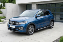 Volkswagen T-Cross 2019– Sidosteg Vision New Black (2 st, aluminium) foto 1