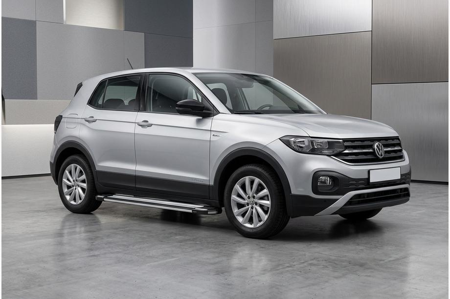Volkswagen T-Cross 2019– Sidosteg Rainbow (2 st, aluminium) Image