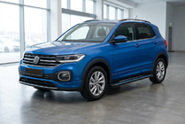 Volkswagen T-Cross 2019– Sidosteg Maya Blue (2 st, aluminium) foto 1