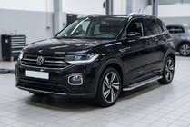 Volkswagen T-Cross 2019– Sidosteg Maydos V2 (2 st, aluminium) foto 1