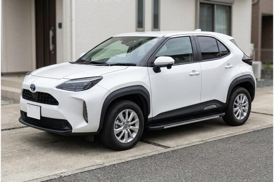 Toyota Yaris/Yaris Cross (XP210) 2020– Sidotrösklar Bosphore Grey (2 st, aluminium) Image