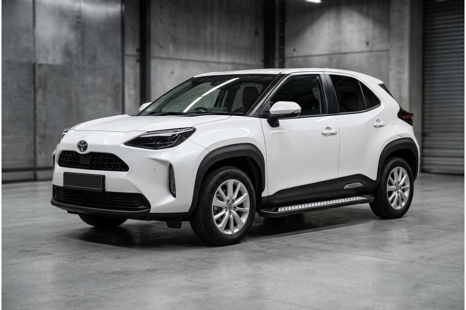 Toyota Yaris/Yaris Cross (XP210) 2020– Sidosteg Vision New Black (2 st, aluminium) Image
