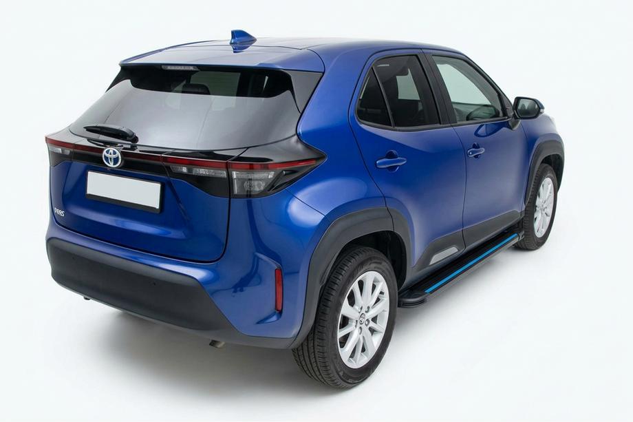 Toyota Yaris/Yaris Cross (XP210) 2020– Sidosteg Maya Blue (2 st, aluminium) Image