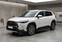 Toyota Corolla Cross 2020– Sidosteg Bosphore Black (2 st, aluminium) foto 1