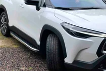 Toyota Corolla Cross 2020– Sidosteg BlackLine (2 st, aluminium) foto 1