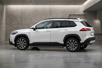 Toyota Corolla Cross 2020– Sidosteg Allmond Black (2 st, aluminium) foto 1