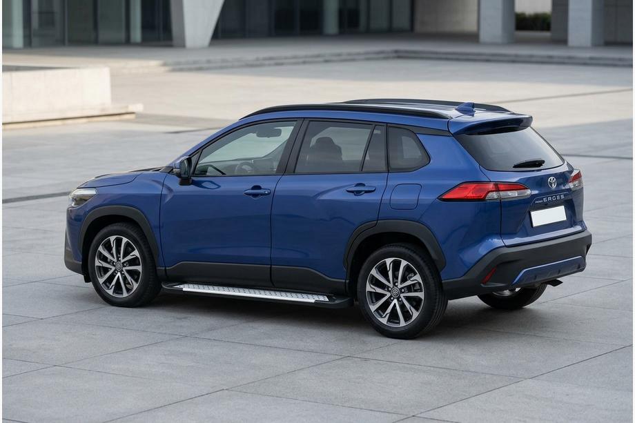 Toyota Corolla Cross 2020– Sidosteg Allmond Grey (2 st, aluminium) Image