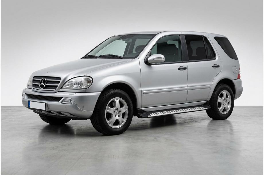 Mercedes ML W163 1997–2005 Sidosteg Shining V1 (2 st, aluminium) Image