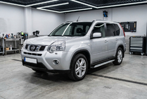 Nissan X-trail T31 2007–2014 Sidosteg Shining V1 (2 st, aluminium) foto 1